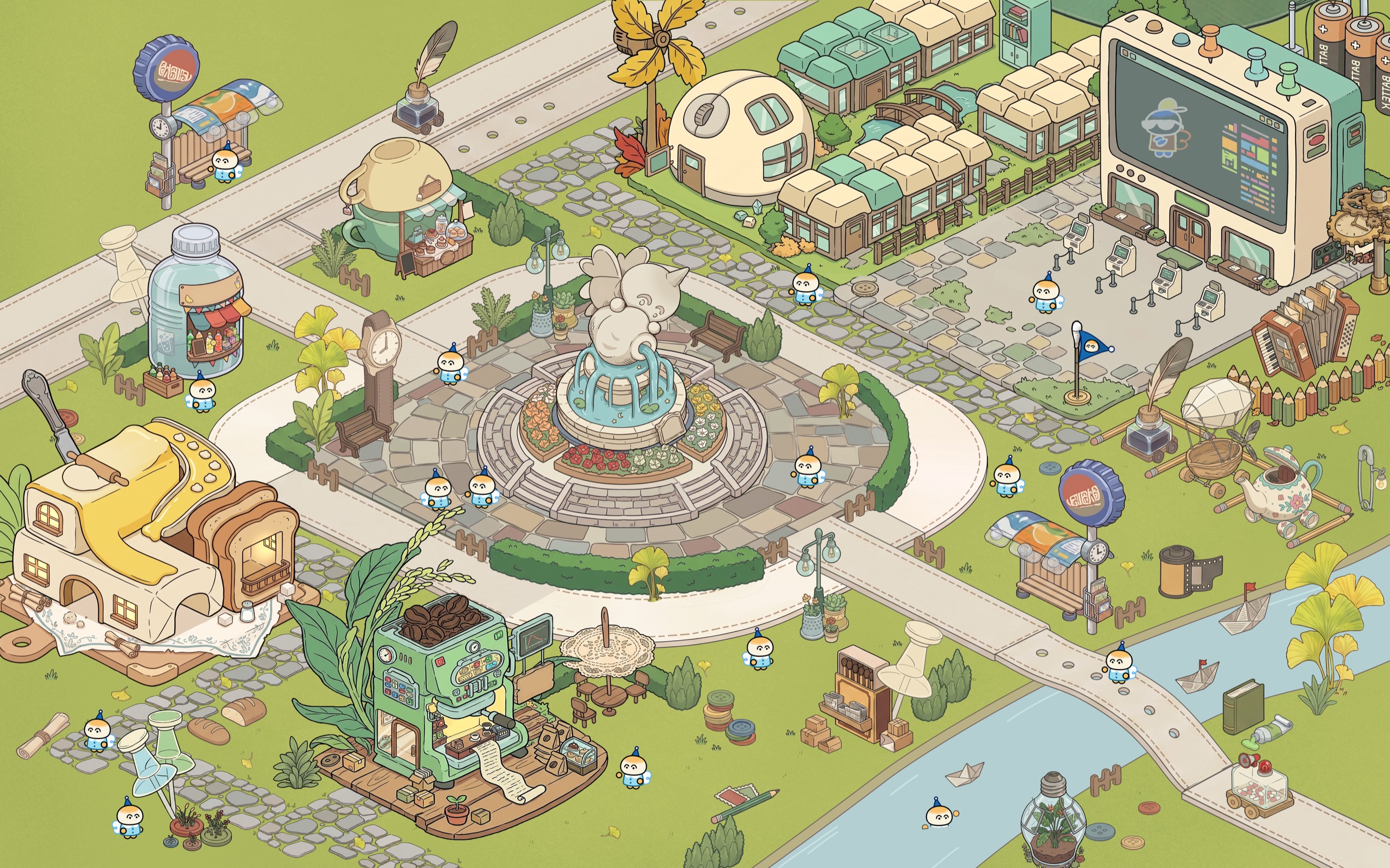 Aivilization V1 world overview